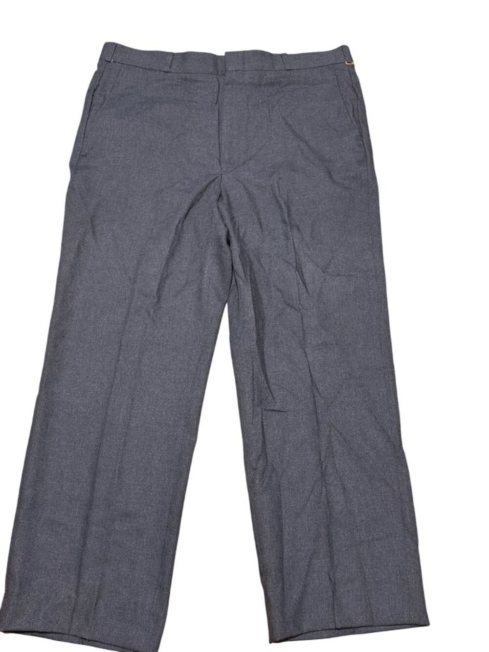 Vintage Thomson Rainy Day Wools Pants Navy Blue Flat Front Wool Blend 38x32 NWT